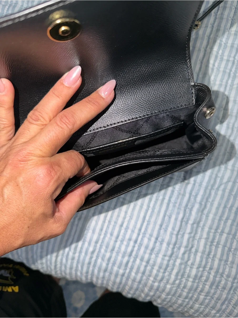 Michael Kors structured black